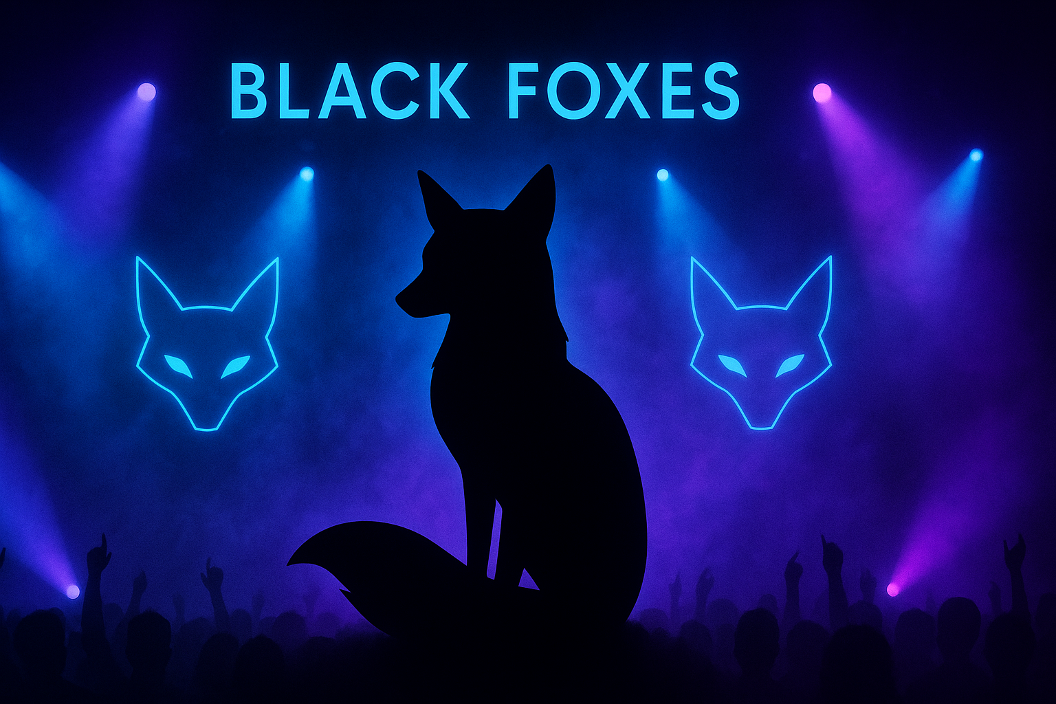 Black Foxes live